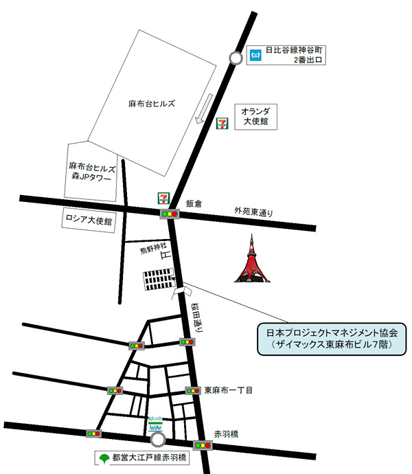 日本プロジェクトマネジメント協会(PMAJ)地図
