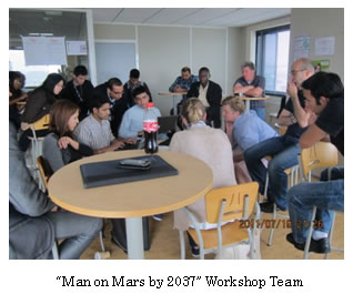“Man on Mars by 2037” Workshop Team