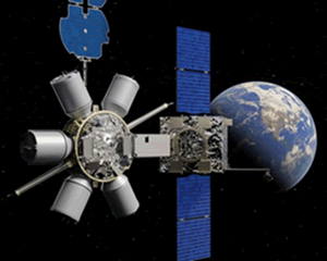 グラマン社の燃料補給衛星の構想