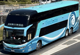 アルゼンチンメンドからチリ　サンチャゴからへのアンデス越 国際バス