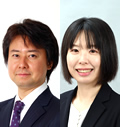 横地真吾氏、佐藤美穂氏